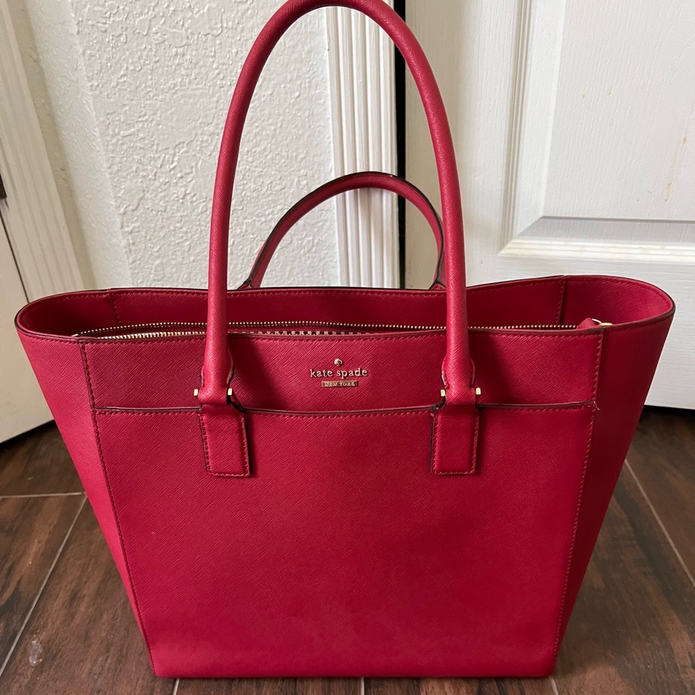 Kate Spade Red Tote Bag